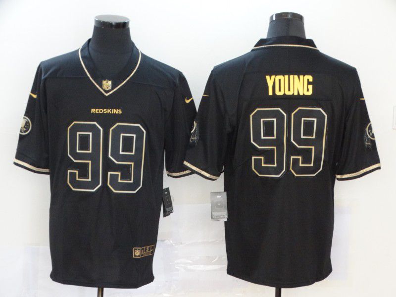 Men Washington Redskins 99 Young Black Nike Vapor Untouchable Stitched Limited NFL Jerseys